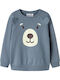 Kinder-Sweatshirt Hellblau