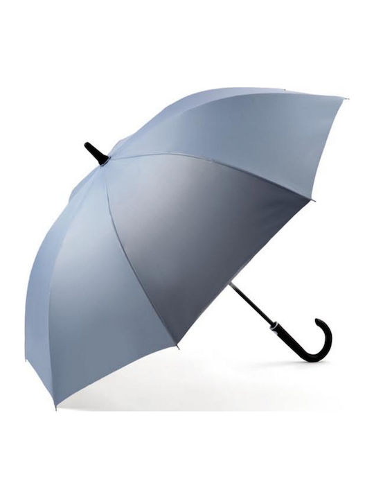 Rain Umbrelă de Ploaie Rezistentă la Vânt, Automată, cu Baston, Gri