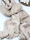 Beige Silk Women's Scarf