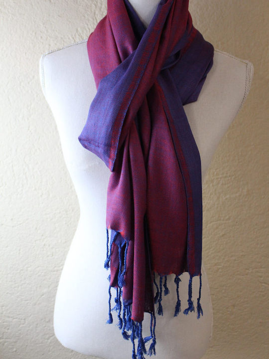 Women's Silk Scarf Blue