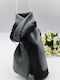 Women's Black Silk Scarf