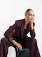 Desiree Langer Zweireihiger Damenblazer in Bordeaux