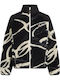 Women's Black Sweatshirt Cardigan
