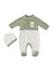 Annora Baby Velour Onesie Mint Green