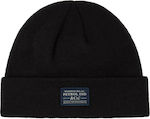 Petrol Industries Unisex Knitted Beanie in Black
