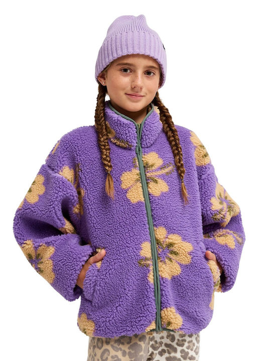 Roxy Kids Knitted Cardigan Multi Like Electricity