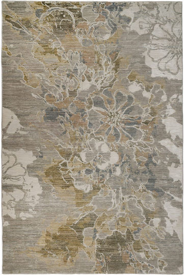 Biokarpet Biokarpet Blossom 04116a Cream Gray M Gray 200x240