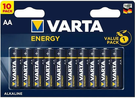 Varta Μπαταρίες Αλκαλικές High Energy AA Varta (10τεμ)