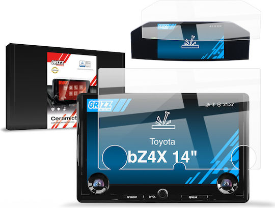Folie Ceramică Grizzglass Cardisplay Protection Toyota Bz4x 14" 2026 2 în 1