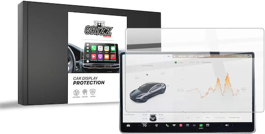 Керамично Фолио GrizzGlass Protection за Автомобилен Екран Tesla Model Y Juniper 2024-2025