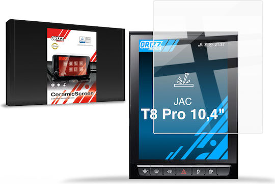 Folie Ceramică Grizzglass Cardisplay Protection Jac T8 Pro 10 4" 2025-2026