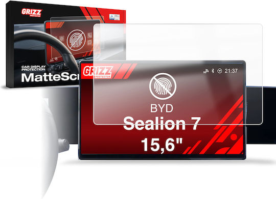 Matte Schutzfolie Grizzglass Cardisplay Protection Byd Sealion 7 15 6" 2026