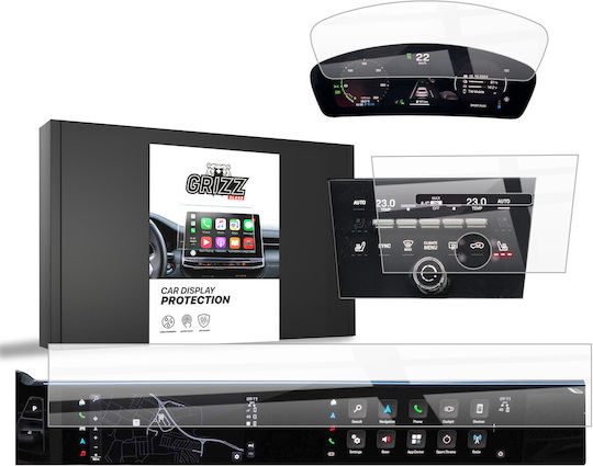 Ceramic Film Grizzglass Protection for Porsche Macan 4 Card Display 2025–2026 3w1