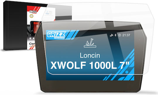 Folie Ceramică Grizzglass Cardisplay Protection Loncin Xwolf 1000l 7" 2025-2026
