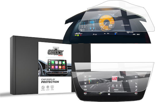 Grizzglass Ceramic Film Grizzglass Cardisplay Protection Ferrari 12 Cylinders 15.6"+10.25" 2024-2025 2in1