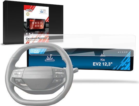 Κεραμική Grizzglass Προστασία Οθόνης Αυτοκινήτου Kia Ev2 24" 2026