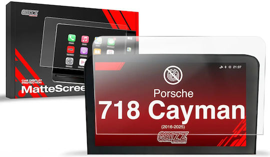 Ματ Φύλλα Grizzglass Προστασία Cardisplay Porsche 718 Cayman 7" 2016-2025
