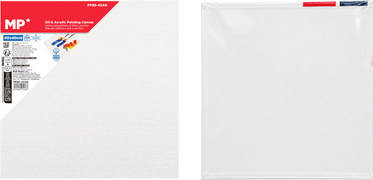 Madrid Papel Платно за рисуване от картолина, бяло, квадратно, 40x40 см, 280 г/м², 1 бр