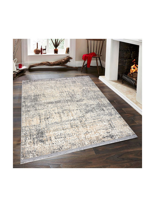 Conceptum Hypnose Notta Rectangular Rug Grey Be...