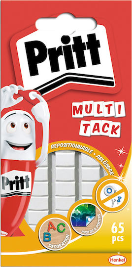 Pritt Multi-Aufkleberkleber für Papier 65 Stück Weißer Kleber