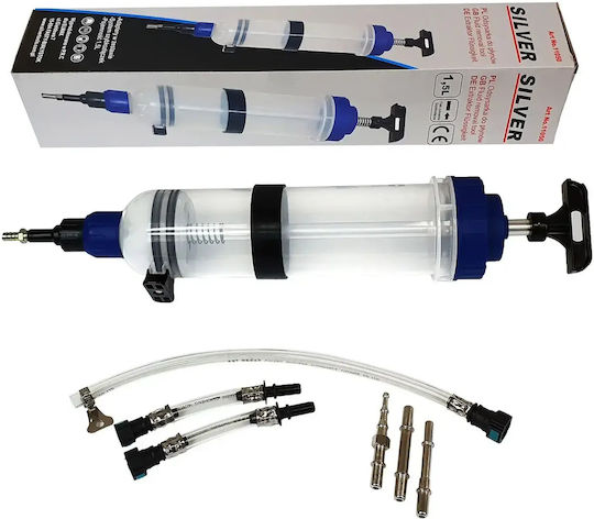 Silvertools Manual Oil Can with a Capacity of 1.5 Liters