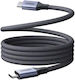 Ugreen L537 Magnetic Cable USB-C male - USB-C 240W PD Γκρι 1m