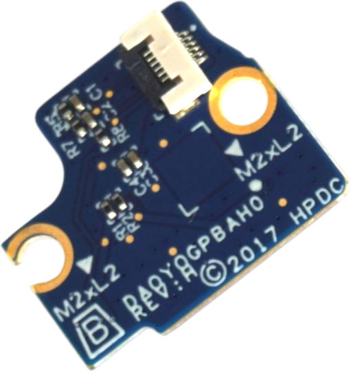 Платка за бутон за включване Power Button Board за лаптоп HP EliteBook 1040 G4 1ep15ea 2tm97ea 2tl68ea 2tl71ea Eb1040g4 3uc76us L02239-001 Da0y0gpbah0 Код.1-brd402