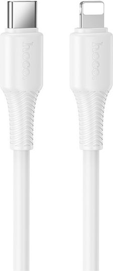 Hoco USB-C to Lightning Cable 27W Λευκό 1m HOC-658850