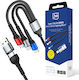 Accessories 3mk Hyper Cable N-series 6 In 1 C A To C Lightning Micro 1.2m Qc 3.0 9v/2a 18w Black 5903108685252