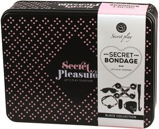Secretplay Alive BDSM-Bausatz in Schwarz Farbe 8 Stück