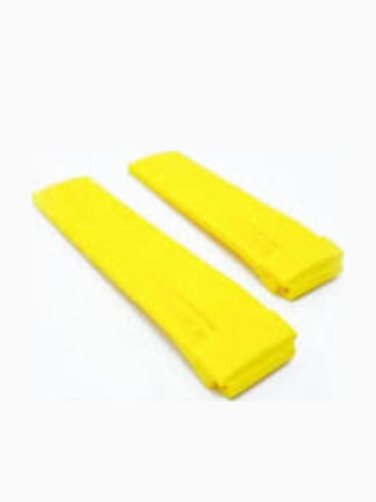 Tissot T-race Rubber Strap Yellow 21mm