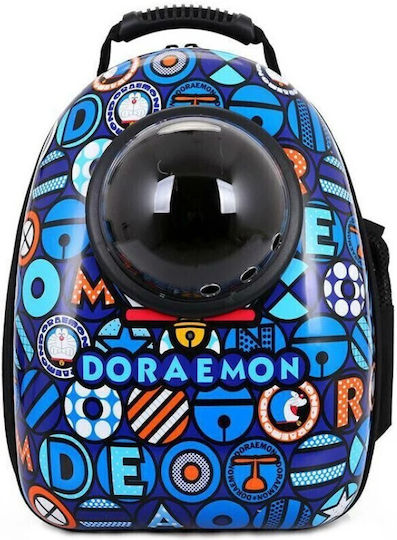 Denik Pets Hunderucksack für den Transport von Hunden Blau L42 × B30 × H25 cm