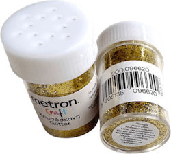 Metron Χρυσόσκονη Glitter Χρυσή 8gr 24τμχ