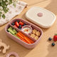 abo Kids' Food Container Made of Pink Silicone