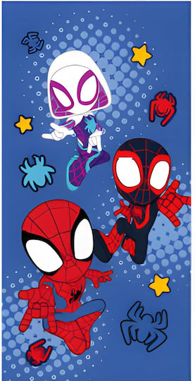 Marvel Spidey & His Amazing Friends Prosop de Plajă pentru Copii 70x140cm 100% Bumbac