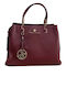 Burgunderrote Damenhandtasche BH-4711b