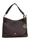 Braune Damenhandtasche