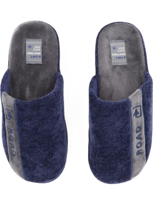 Herren Hausschuhe Blau 68/2530_BLAU