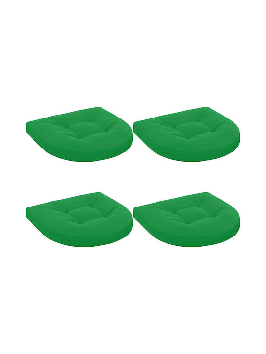 vidaXL Gartenstuhl-Sitzkissen, Bogenform, Grün,...