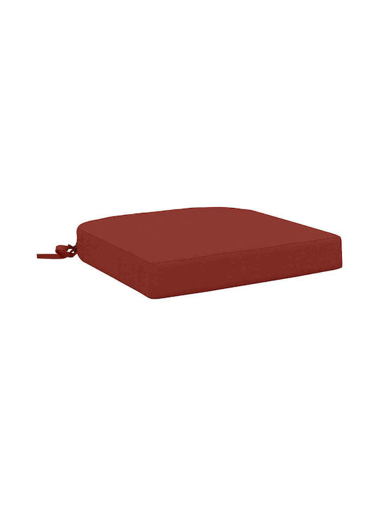 vidaXL Gartenstuhl-Sitzkissen Soest Bogen Rot 4...