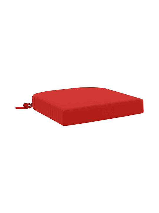 vidaXL Gartenstuhl-Sitzkissen Soest Bogen Rot 4...