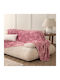 Nima Rose Cuvertură Pentru Fotoliu Din Polar 180x180cm Rose