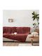 Nima Eira Ριχτάρι Πολυθρόνας Γούνινο 180x180εκ. Burgundy