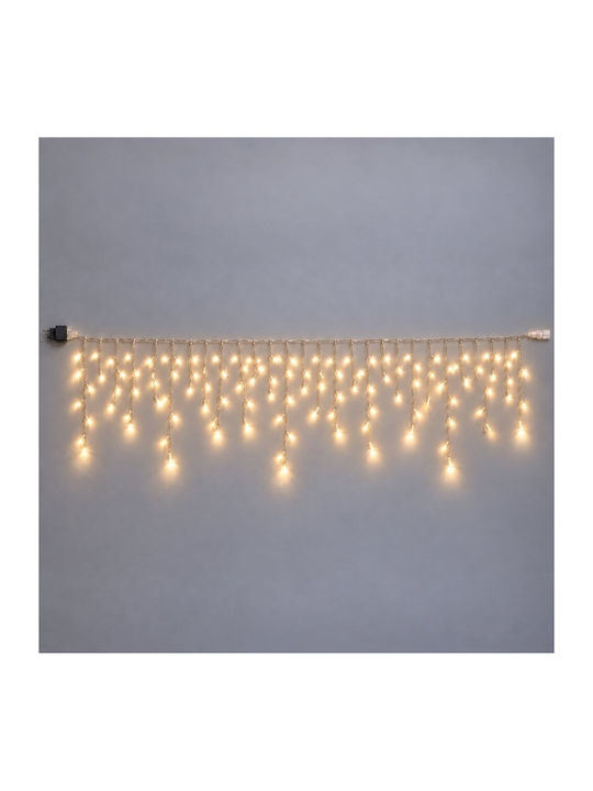 288 LED Lights 6m x 60cm Warm White Rain Type