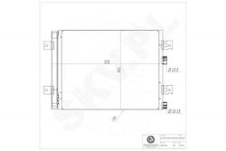Ψυγείο Κλιματισμού Dacia Duster Renault Logan I 8200741257 Ψυγείο Κλιματισμού Dacia Duster Renault Logan I 8200741257