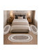 Homeone Modern Schlafzimmer-Teppichsets Samt 3 Stück