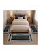 Homeone Modern Schlafzimmer-Teppichsets Samt 3 Stück
