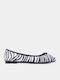 Women's Pointed Toe White Ballerina Shoes