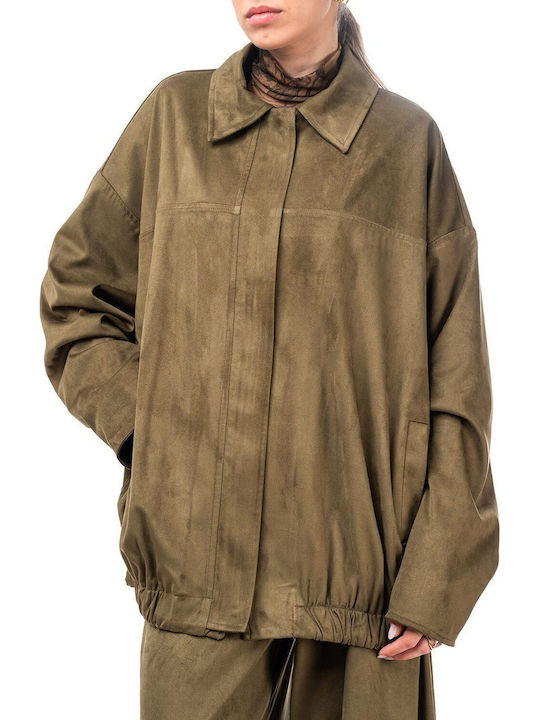 Moutaki Damen-Winterjacke Khaki