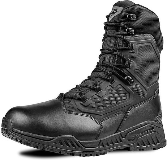 Condor Militärstiefel aus Schwarzem Leder